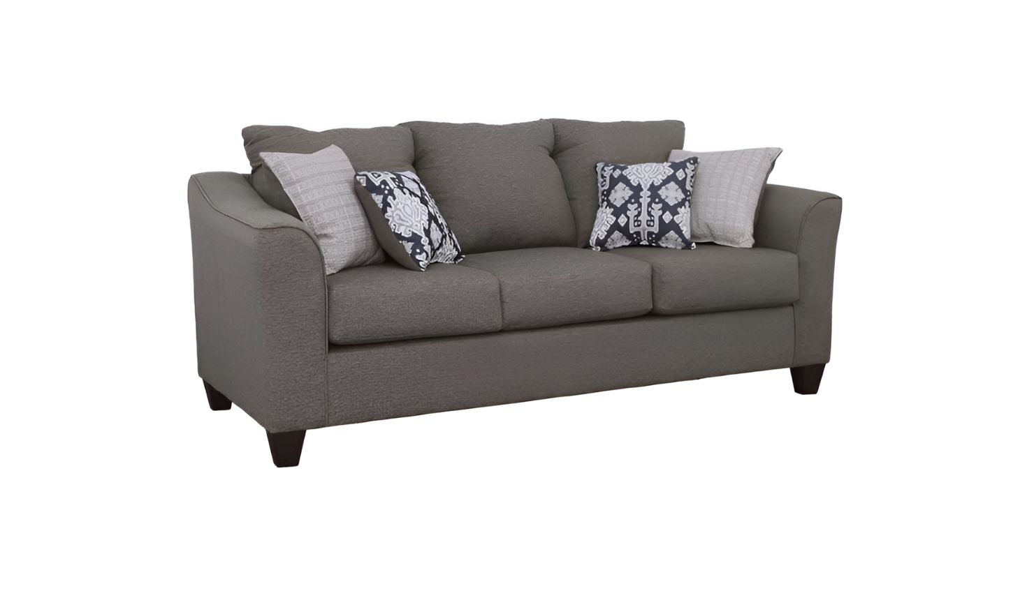 ^_^ 　NOANA sofa 3seater Vonanda Nora Mid-Century Modern Classic Style, 2-Piece Brown Faux