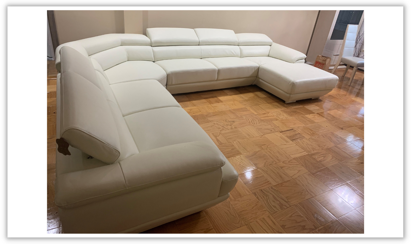 Corde Sectional Sofa in White