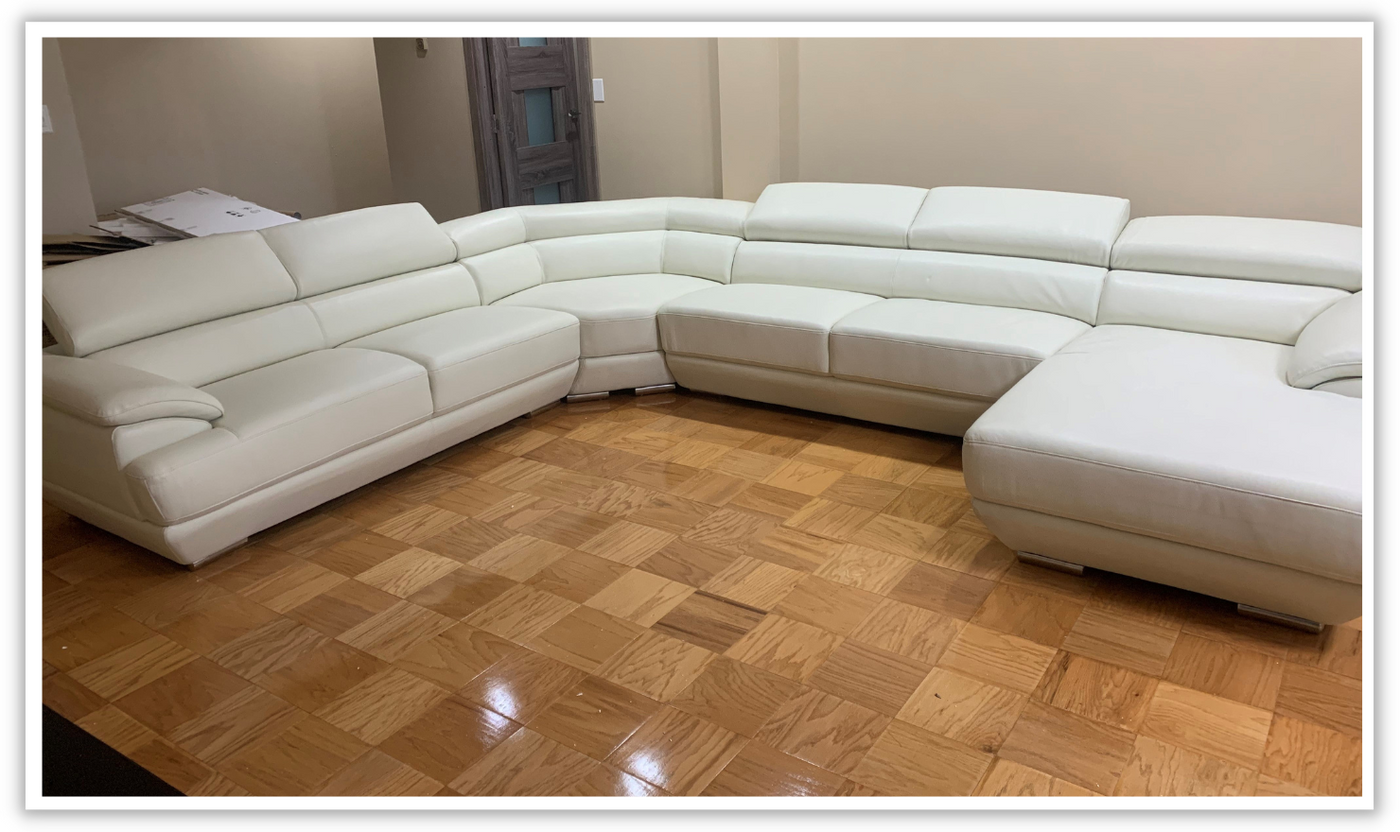 Corde Sectional Sofa in White