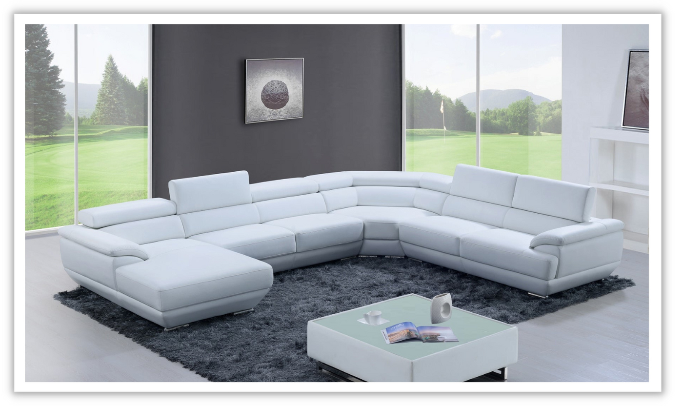 Corde Sectional Sofa in White