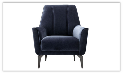 Buy Cordell Armchair With Velvet Finish in Gray at Jennifer Furniture