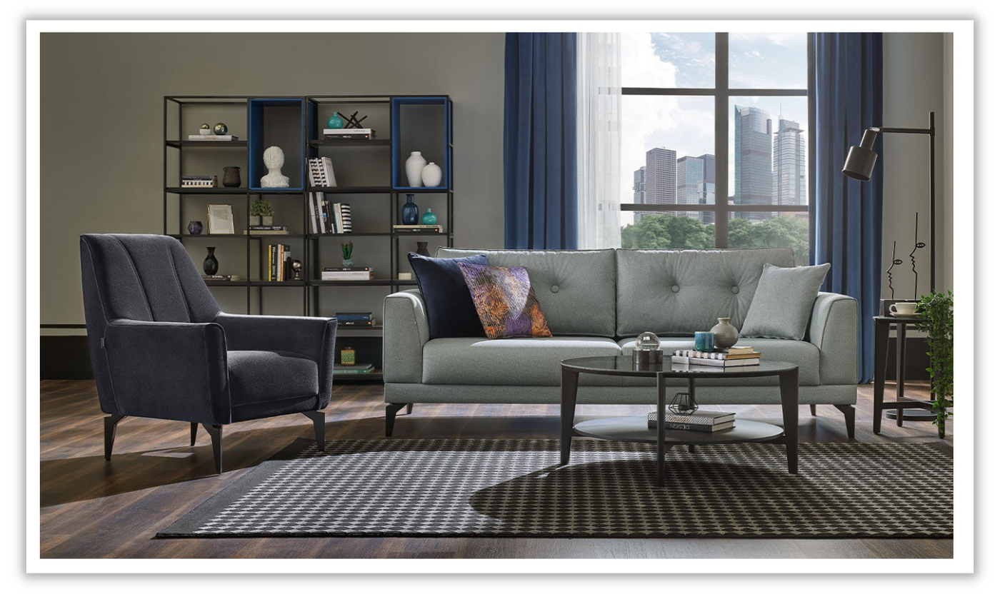 Buy Enza Home Cordell 3 Seater Gray SofaBed at Jennifer Furniture