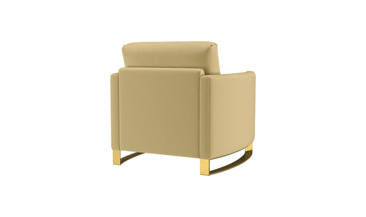 Coaster Corliss Fabric Curved Track Arm Accent Chair-Jenniferfurniture