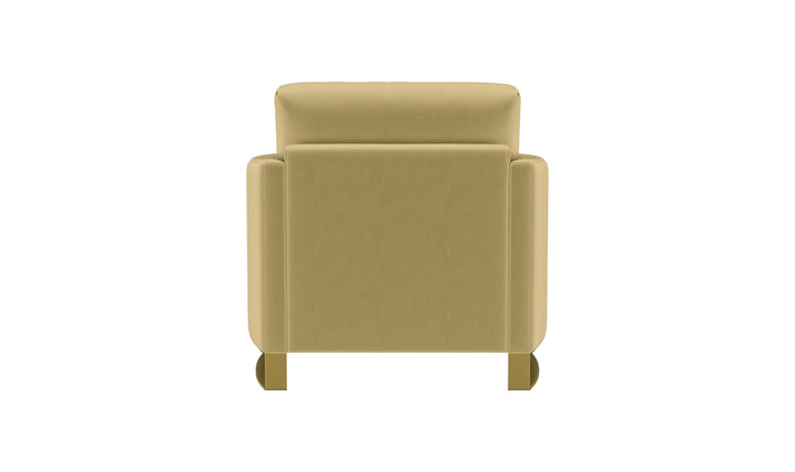 Coaster Corliss Fabric Curved Track Arm Accent Chair-Jenniferfurniture