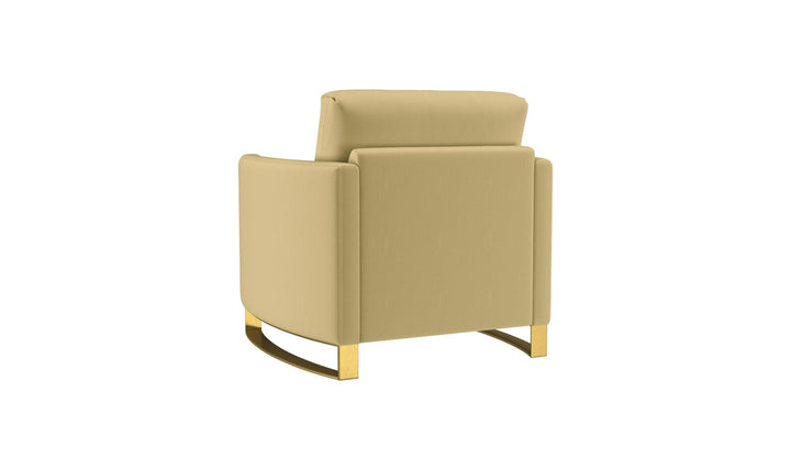 Coaster Corliss Fabric Curved Track Arm Accent Chair-Jenniferfurniture