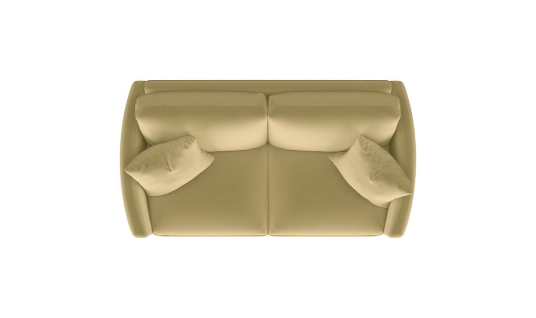 Coaster Corliss Fabric Curved Track Arm Accent Loveseat-Jenniferfurniture
