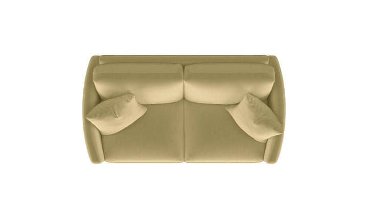 Coaster Corliss Fabric Curved Track Arm Accent Loveseat-Jenniferfurniture