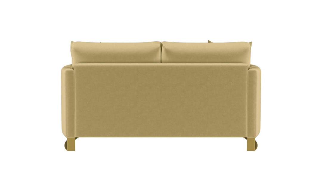 Coaster Corliss Fabric Curved Track Arm Accent Loveseat-Jenniferfurniture