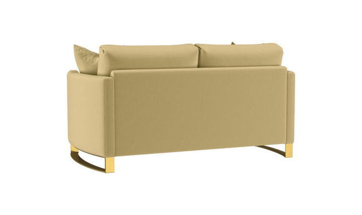 Coaster Corliss Fabric Curved Track Arm Accent Loveseat-Jenniferfurniture
