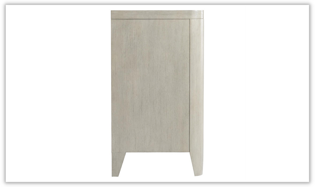 Cornelia 3 Doors Wooden Gray Buffet in Nebbia Finish