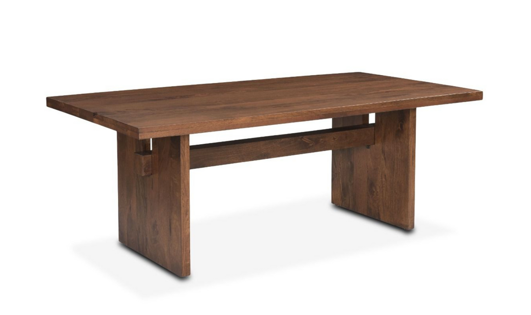 Cosmopolitan Rectangular Dining Table in Honey Brown-Jennifer Furniture