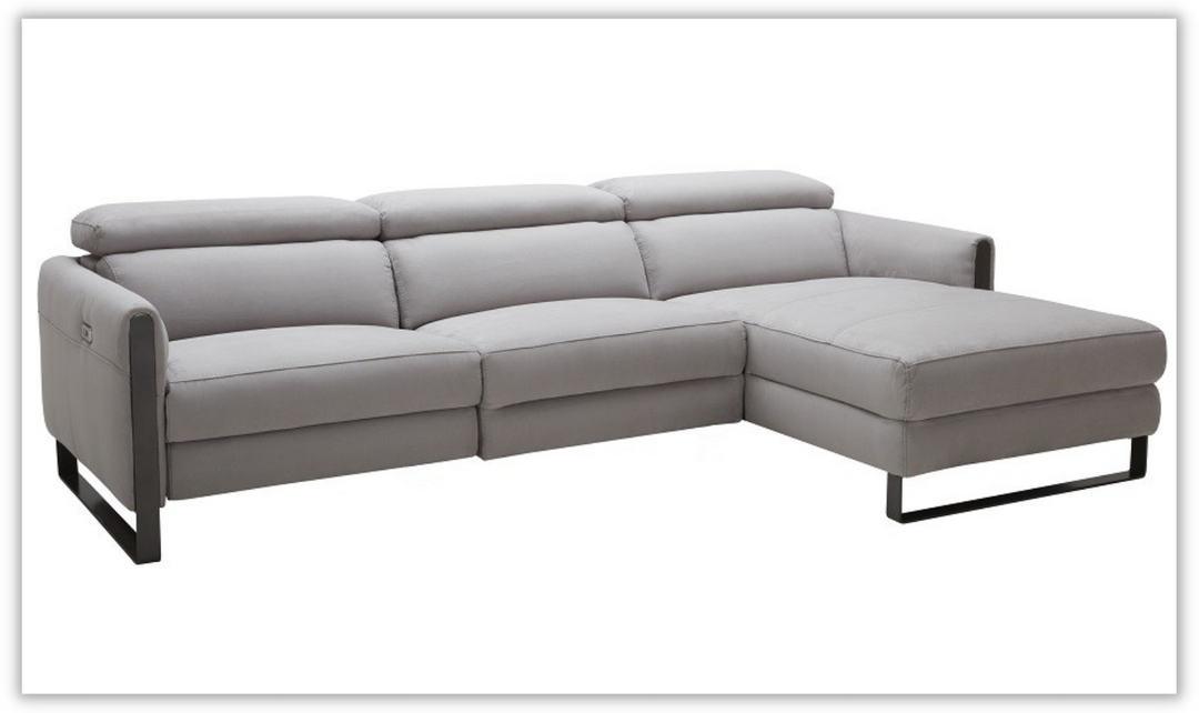Could Sectional Sofa with Headrest in Light Gray