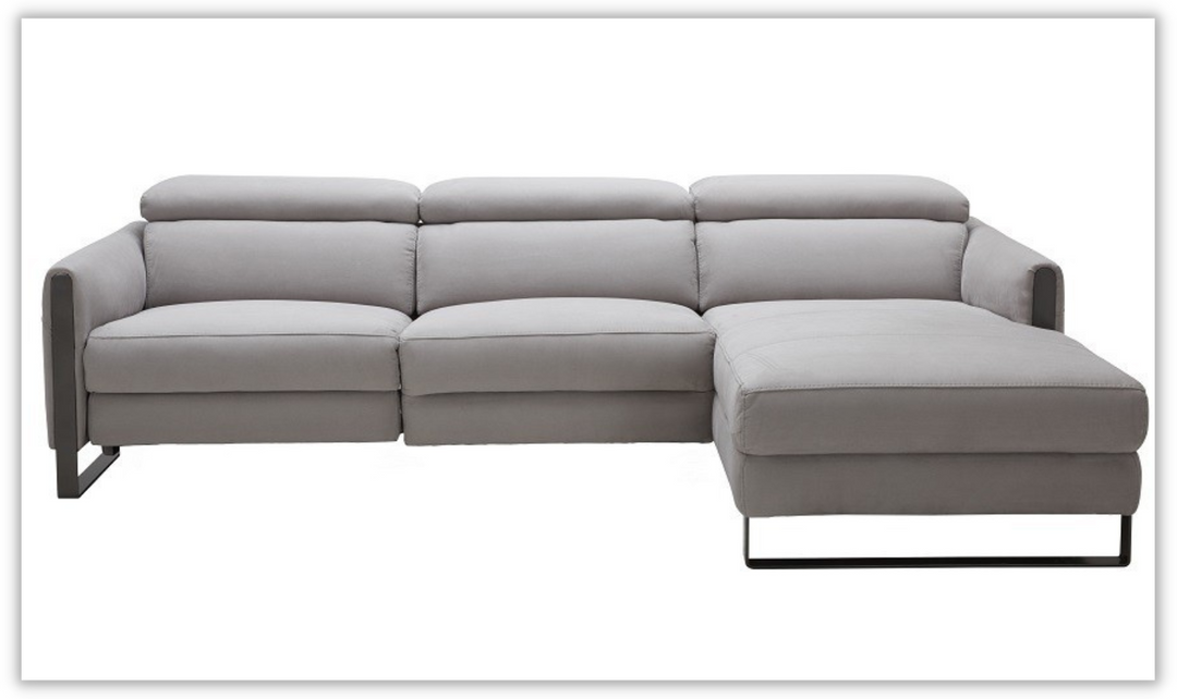 Could Sectional Sofa with Headrest in Light Gray