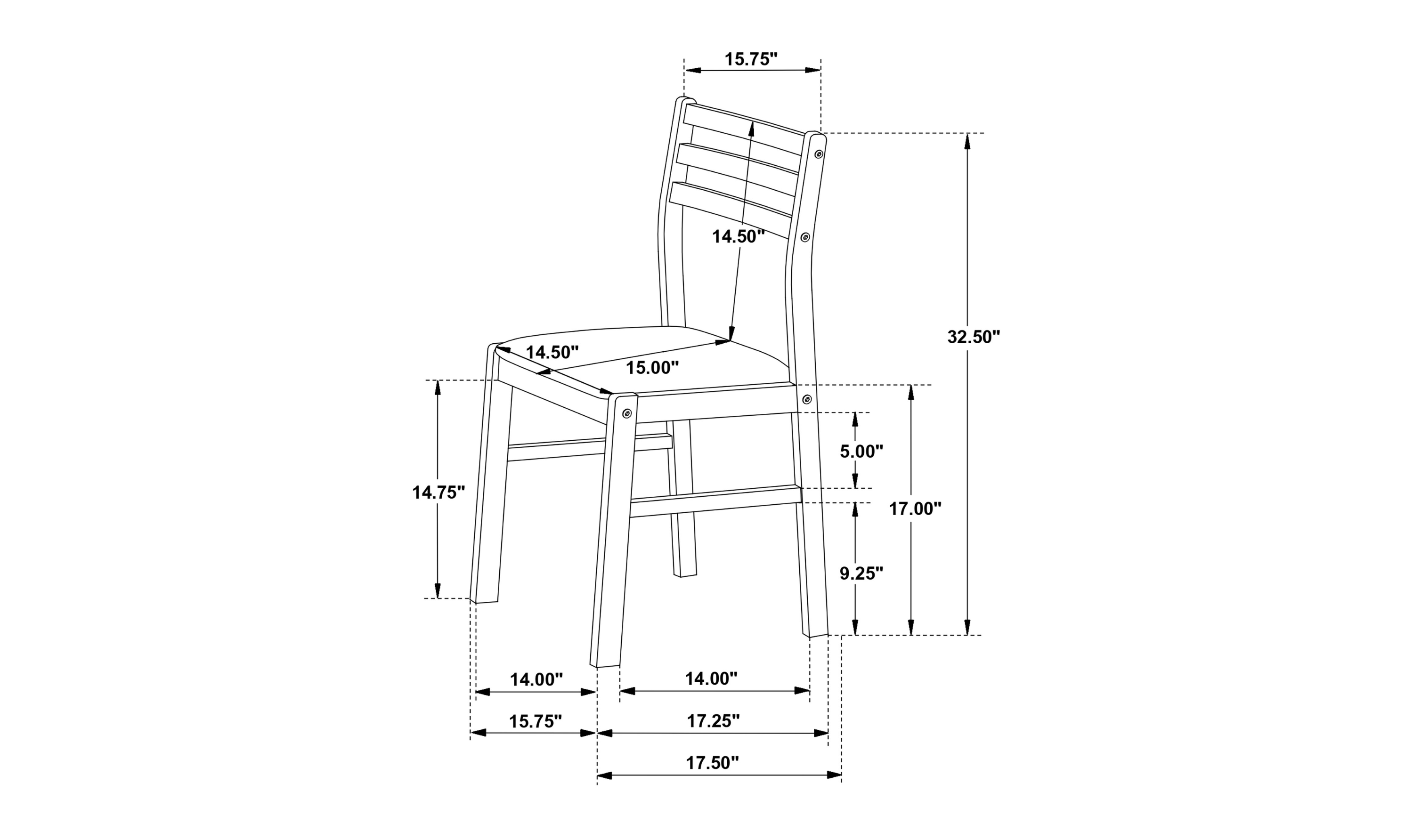 Counter Height Table And Chair Set 3 Pc - Jennifer Furniture