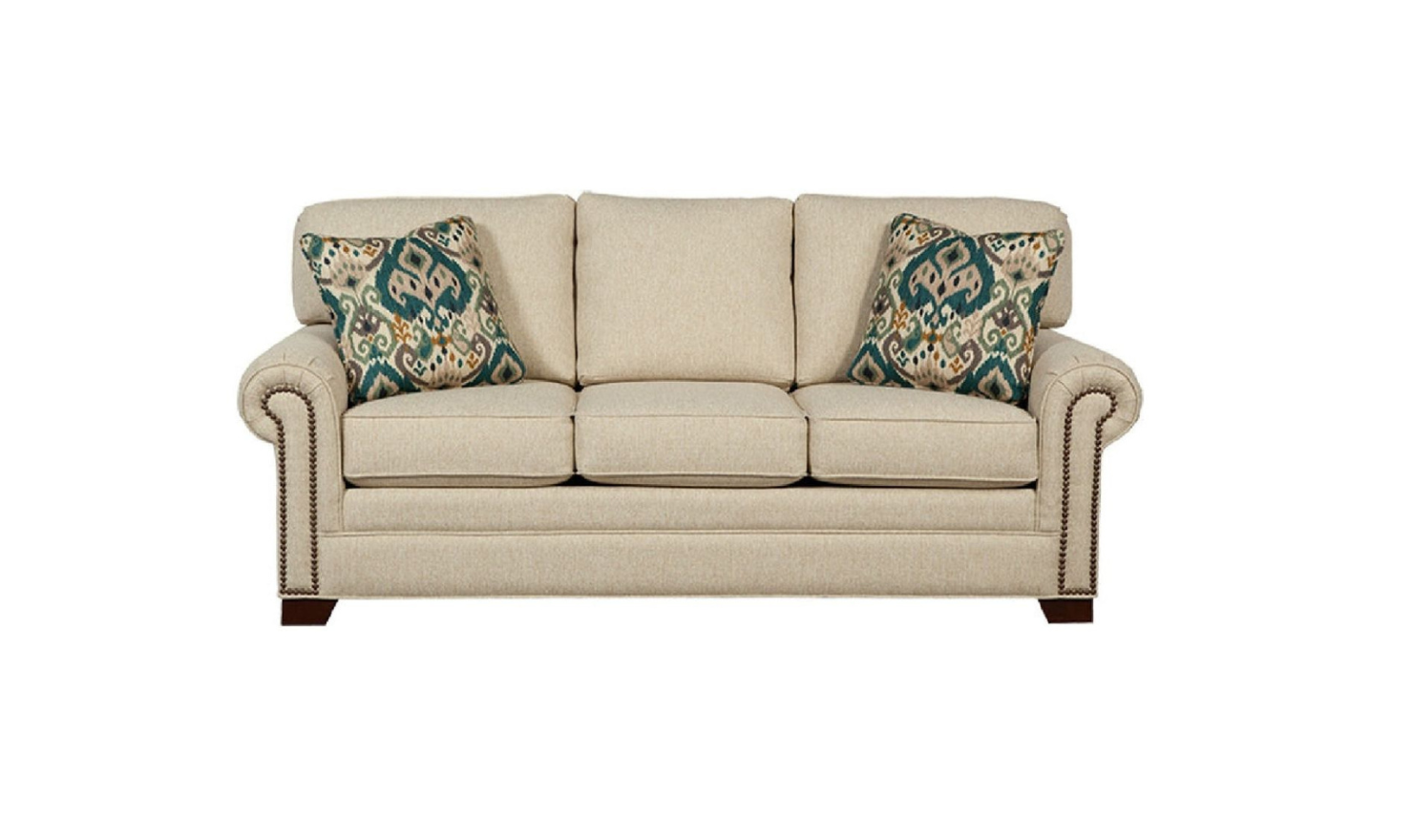 Craftmaster Kyle Convertible Queen Sleeper Sofa with Rolled Arms