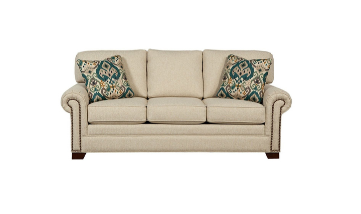 Craftmaster Kyle Convertible Queen Sleeper Sofa with Rolled Arms
