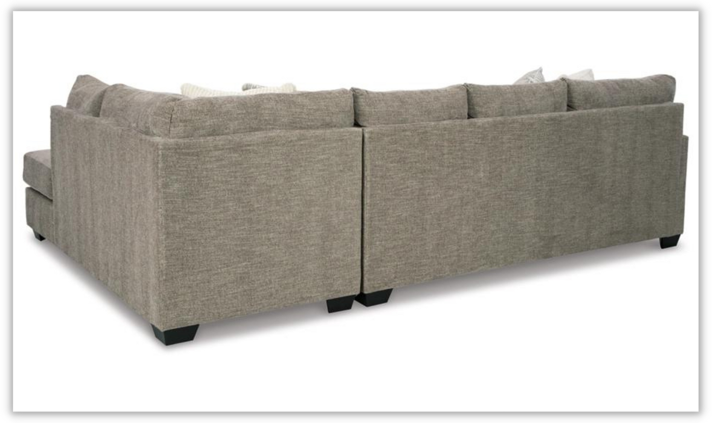 Creswell 2-Piece Polyester Sectional with Chaise