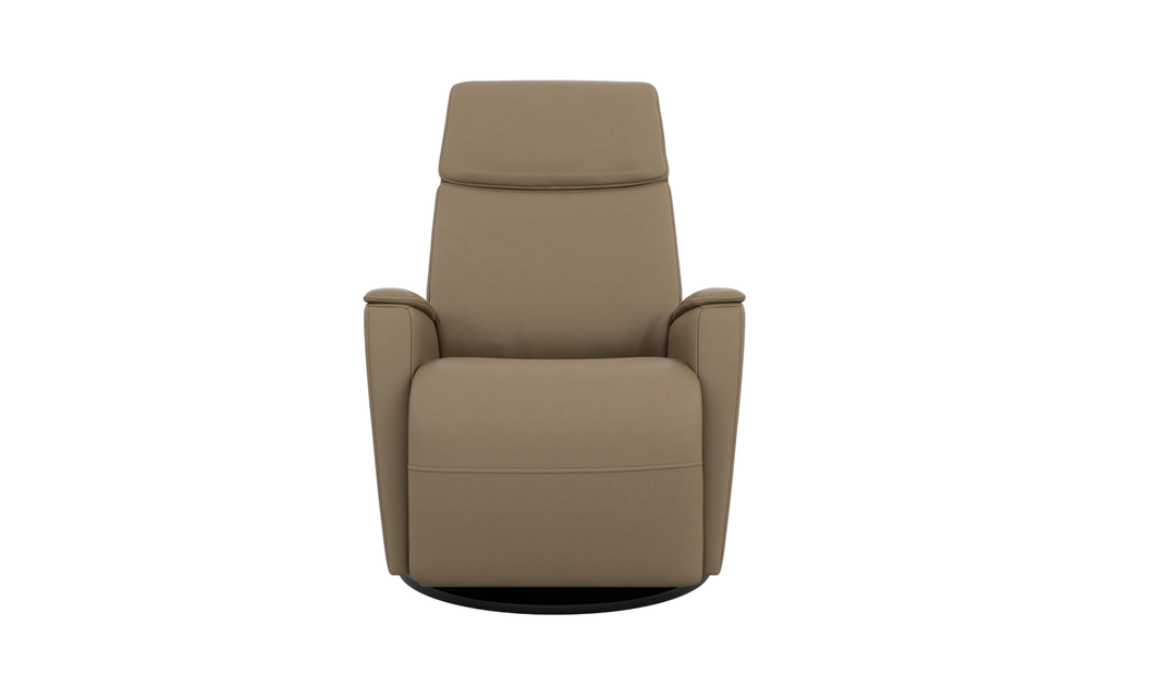 Crown Leather Recliner Chair | Swing Base | Fjords-Jennifer Furniture