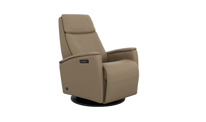 Crown Leather Recliner Chair | Swing Base | Fjords-Jennifer Furniture