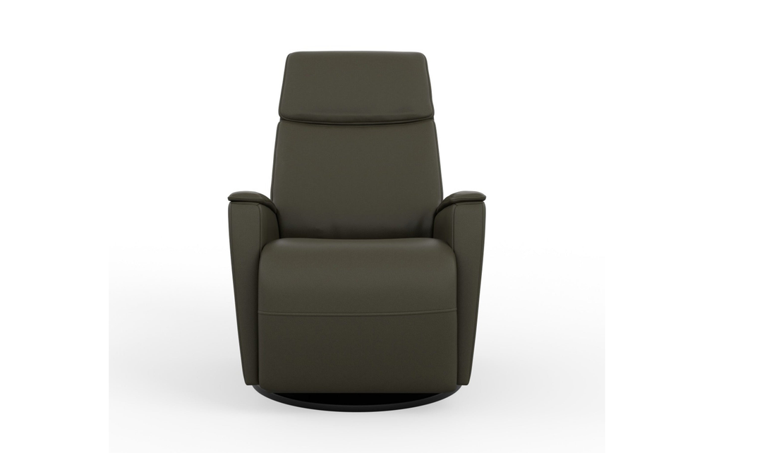 Crown Leather Recliner Chair | Swing Base | Fjords-Jennifer Furniture