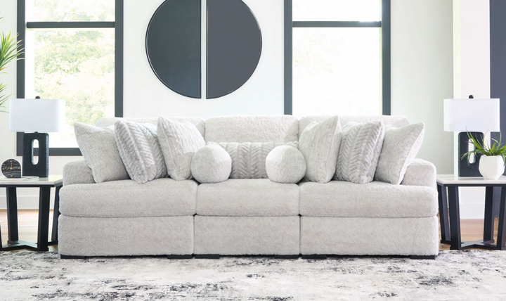 Modern Heritage Cuddle Plush 3-Piece Sofa