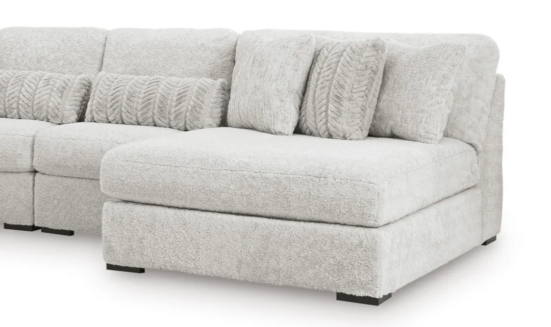 Modern Heritage Cuddle Plush 6-Piece Sectional with Chaise - Jennifer Furniture
