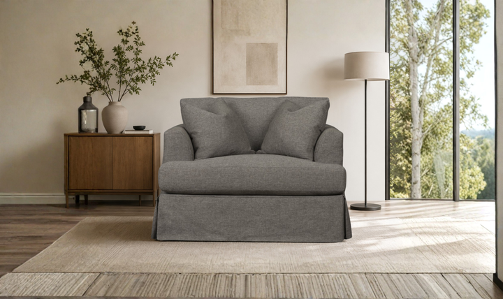 D92100 Bentley Chair 1/2 Slipcover Only-Jennifer Furniture