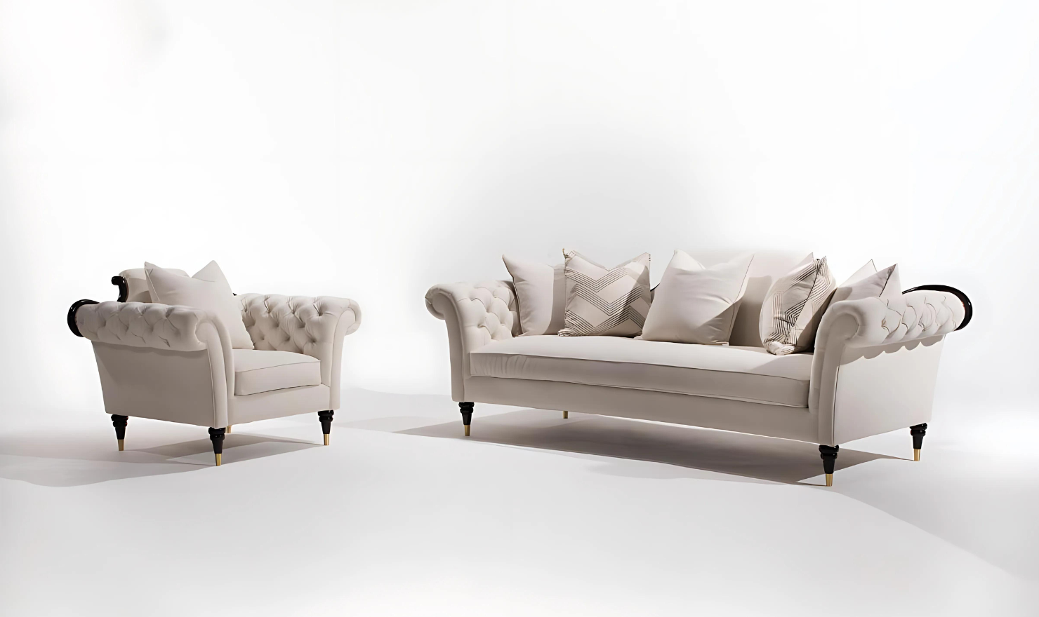 Gio Italia Dantone 2 Pieces Living Room Set