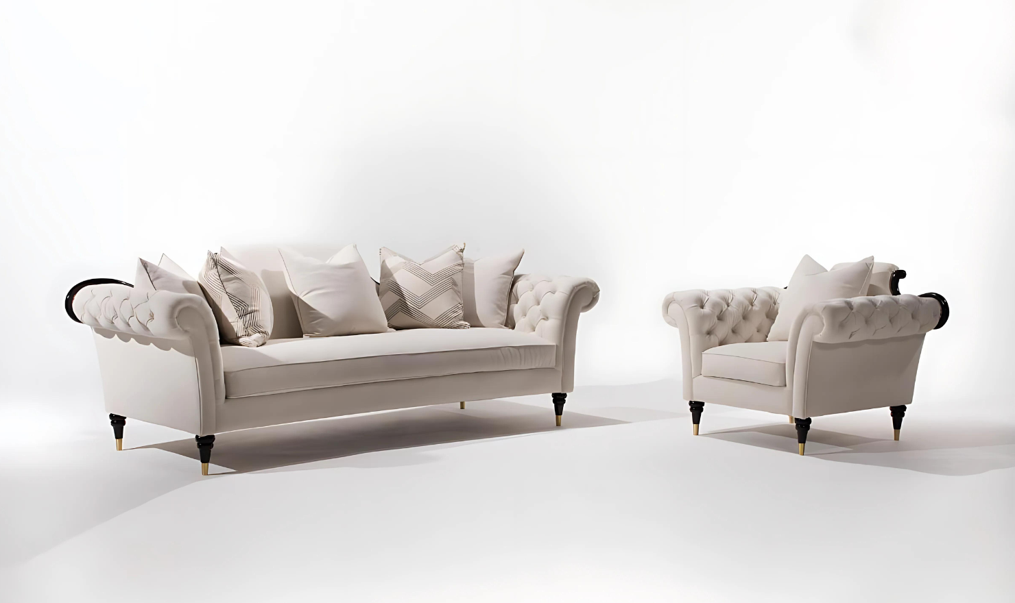 Gio Italia Dantone 2 Pieces Living Room Set