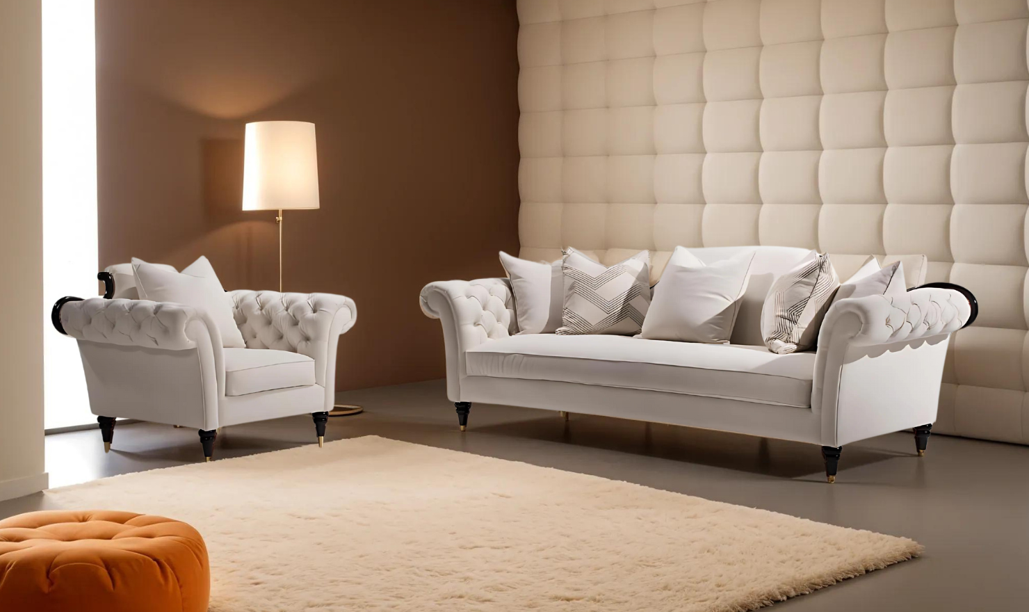 Gio Italia Dantone 2 Pieces Living Room Set