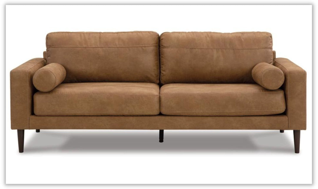 Telora Caramel Leather Sofa 
