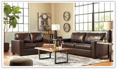  Morelos Leather Living Room Set