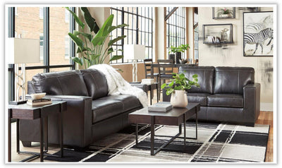  Morelos Leather Living Room Set