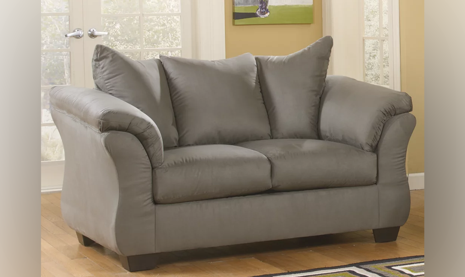 Darcy Loveseat With Pillow Arms