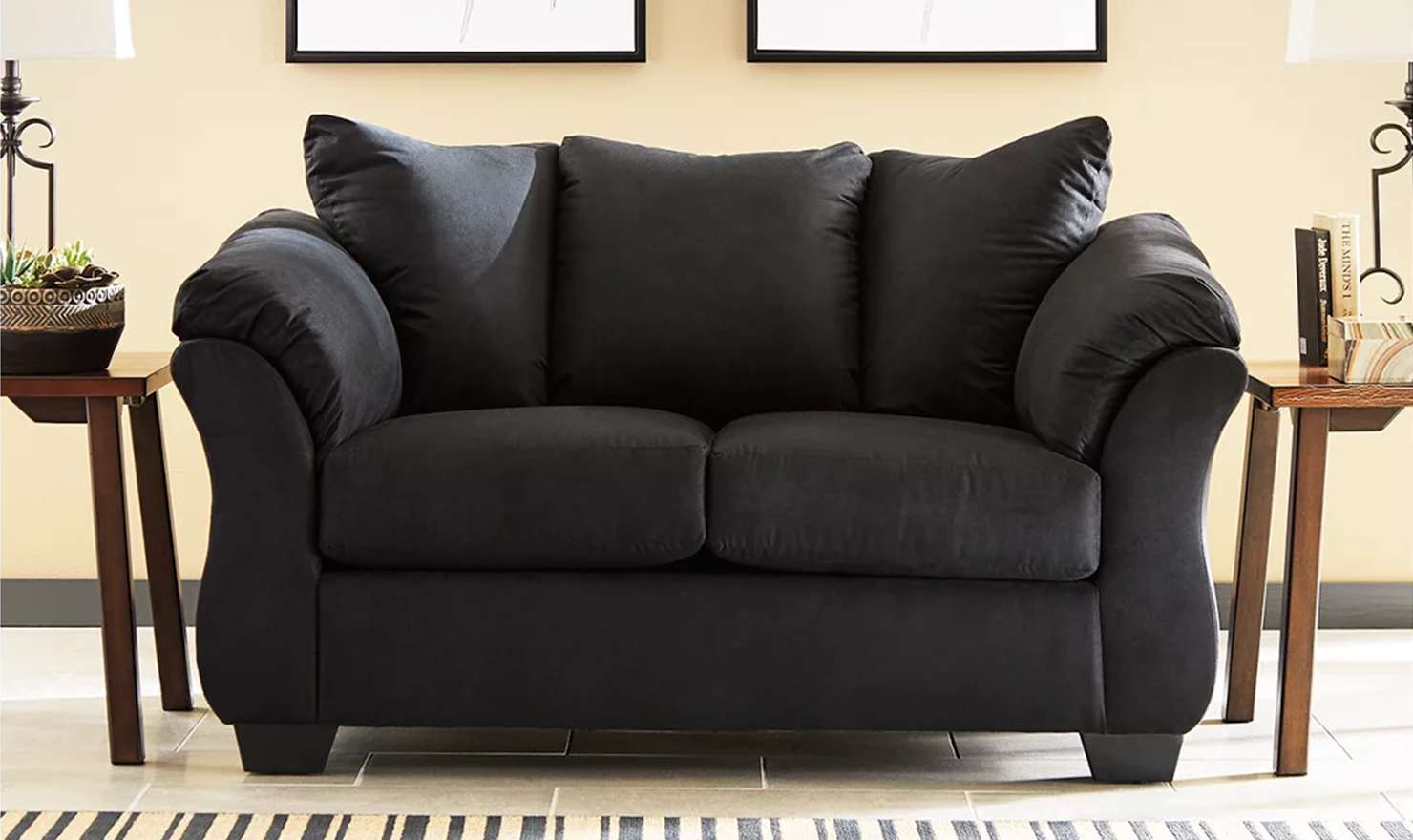 Darcy Loveseat With Pillow Arms