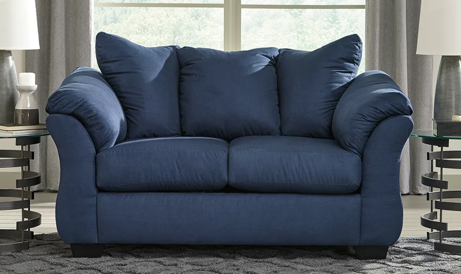 Darcy Loveseat With Pillow Arms