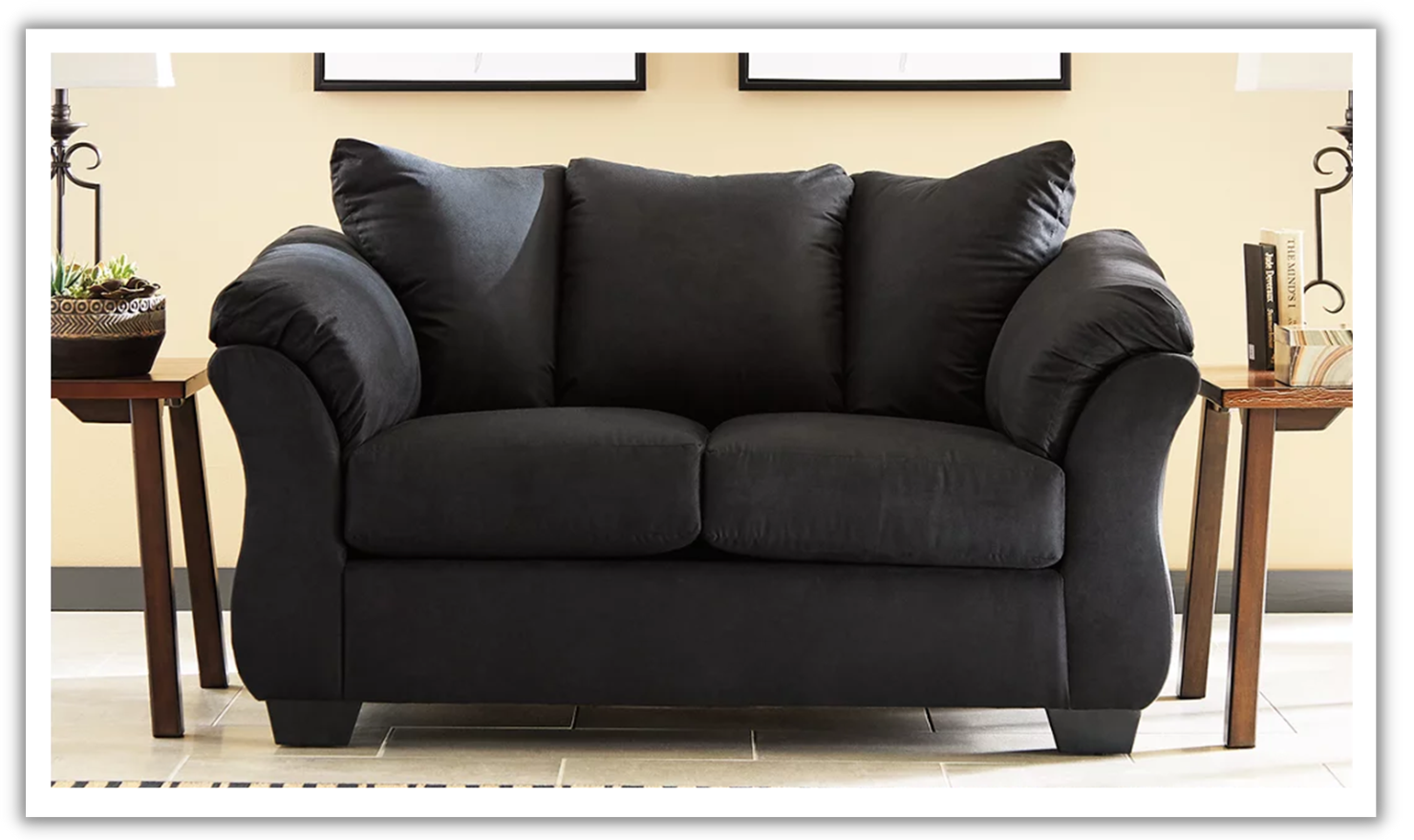 Darcy Loveseat With Pillow Arms