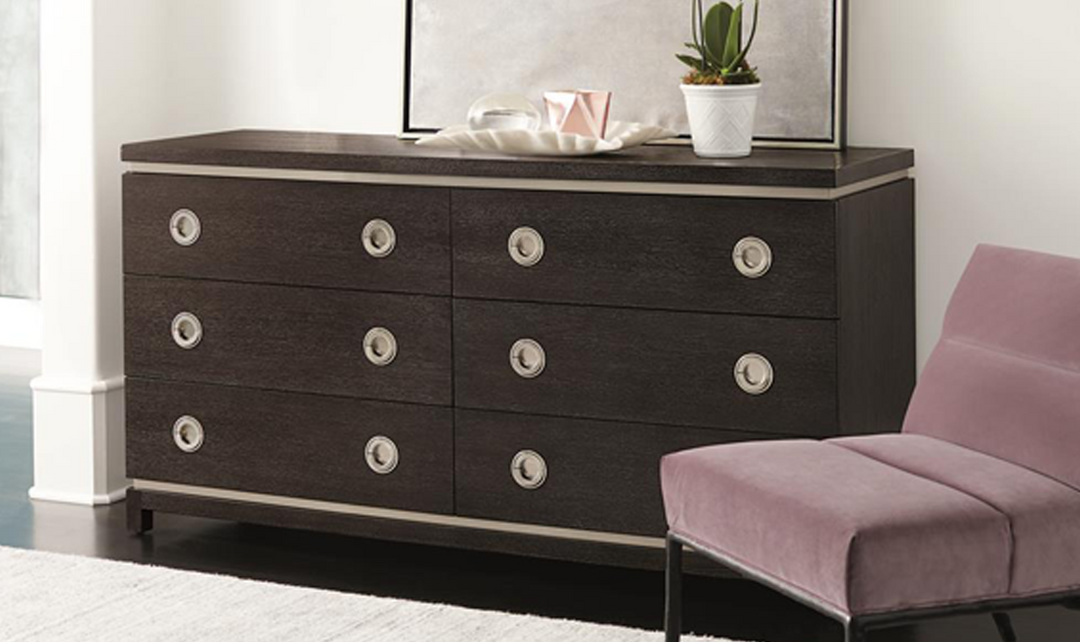 Bernhardt Decorage Six-drawer Wooden Dresser with Adjustable Glides