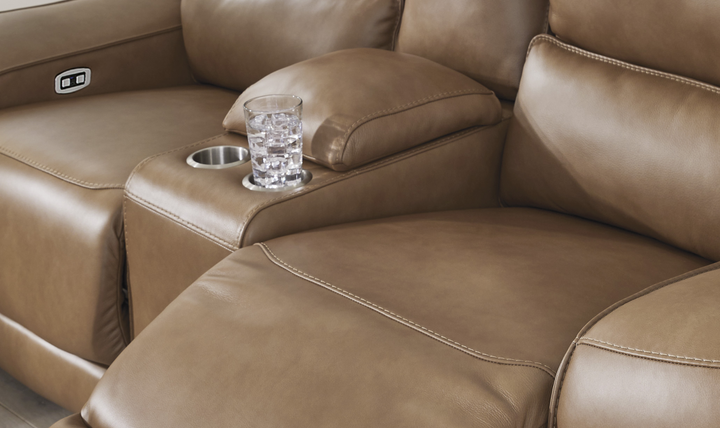 Modern Heritage DeepWakes 6-Piece Power Reclining Sectional with Chaise - Jennifer Furniture