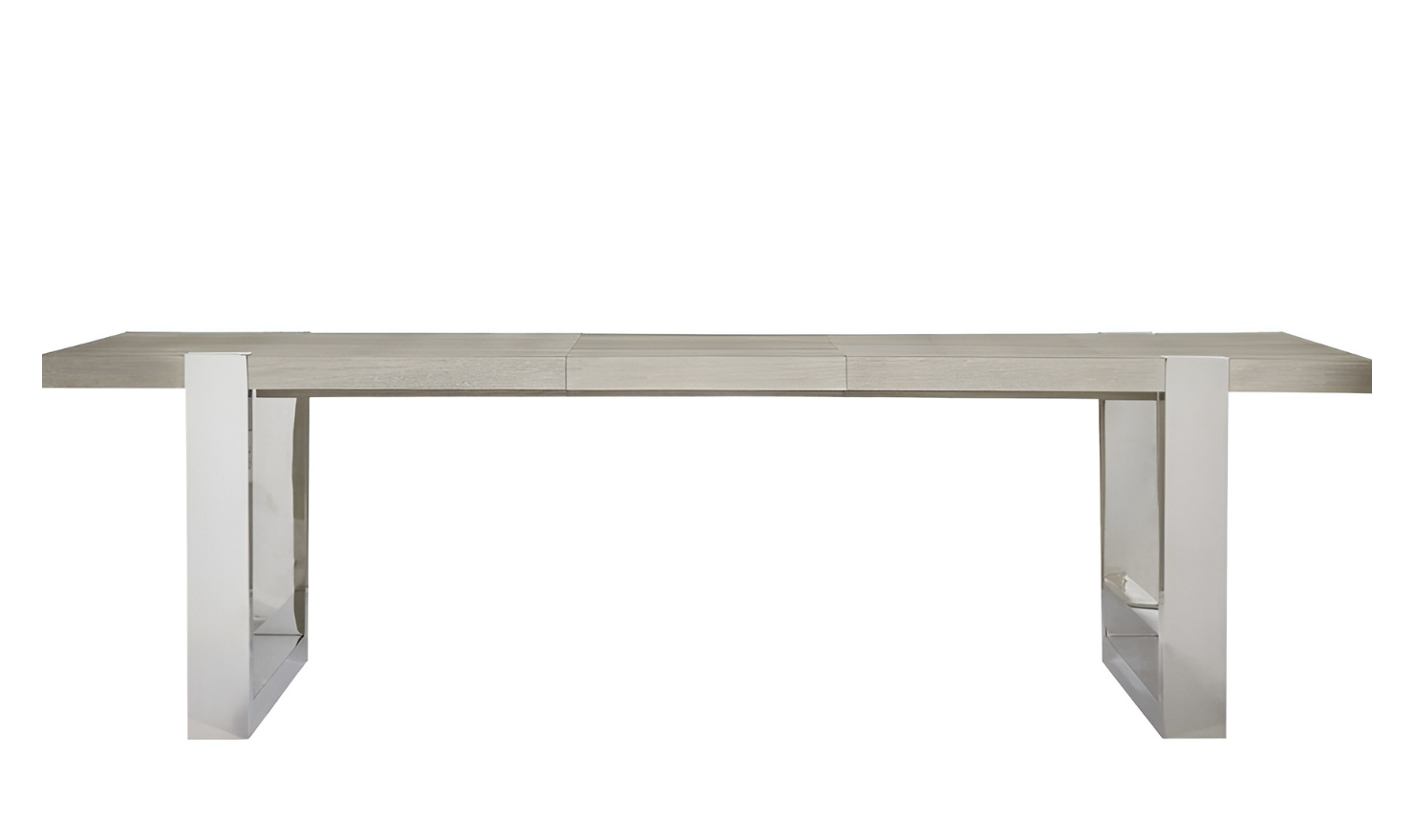 Universal Furniture Desmond Rectangular Wooden Top Dining Table in Gray