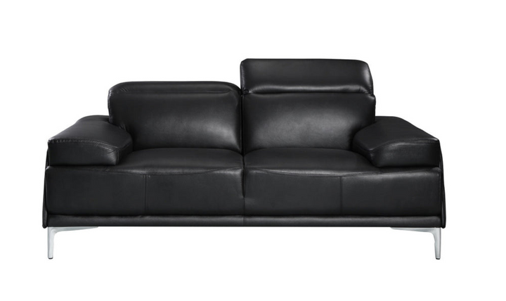 Jennifer Italia Detente Leather Loveseat With Adjustable Headrest