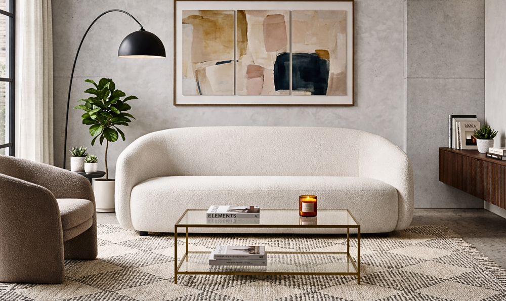 Bernhardt Loft Devon Fabric Sofa - Jennifer Furniture