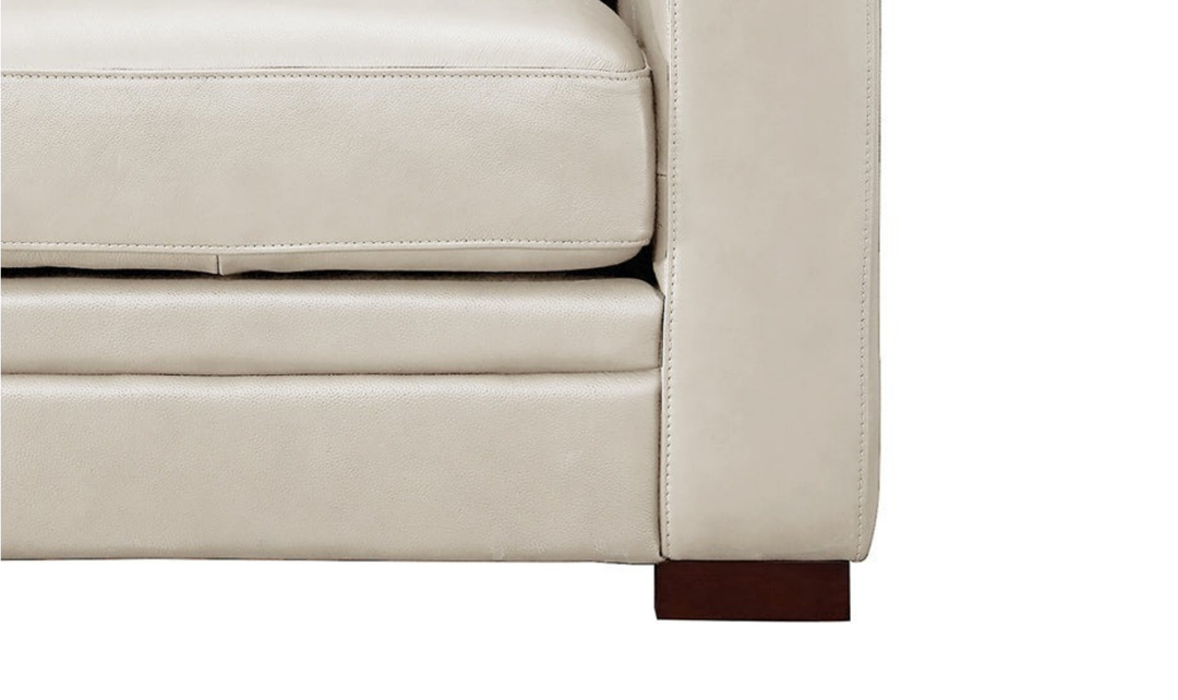 Dillon 2-Seater Waxy Pull-up Leather Loveseat WIth Track Arms-Jennifer
