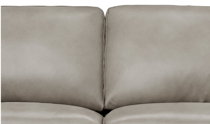 Dillon 2-Seater Waxy Pull-up Leather Loveseat WIth Track Arms-Jennifer