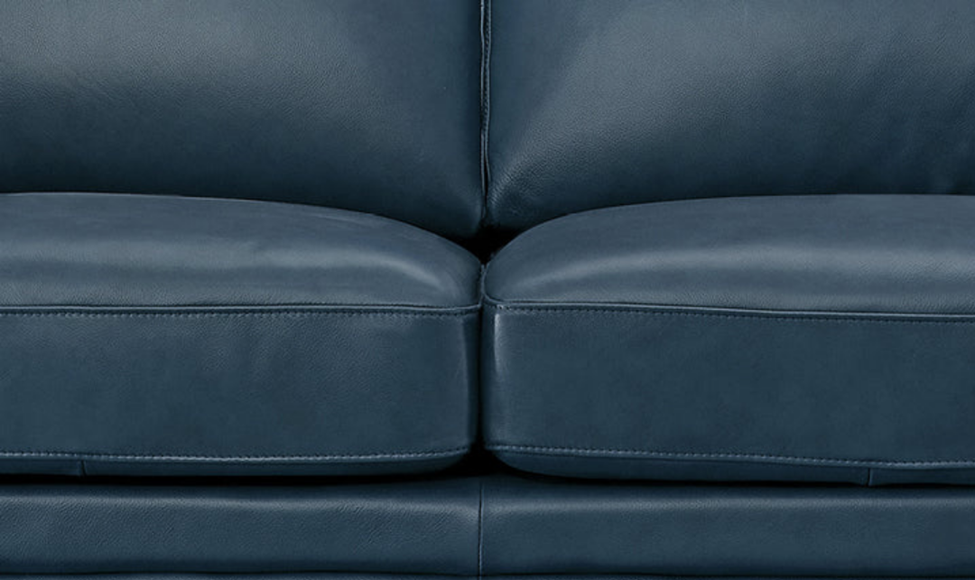 Dillon 2-Seater Waxy Pull-up Leather Loveseat WIth Track Arms-Jennifer