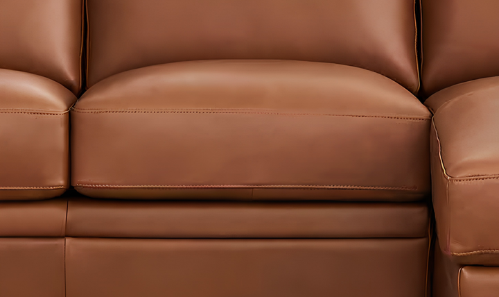 Dillon U-Shape Leather Sectional Sofa in Nutmeg Brown-Jennifer Furniture 