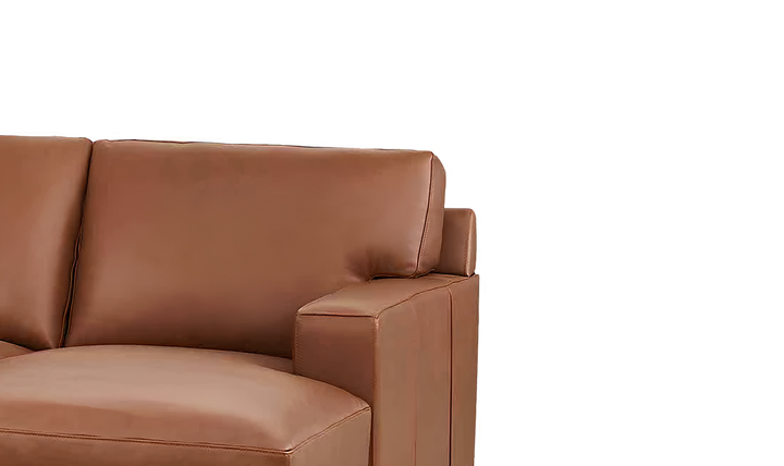 Dillon U-Shape Leather Sectional Sofa in Nutmeg Brown-Jennifer Furniture 
