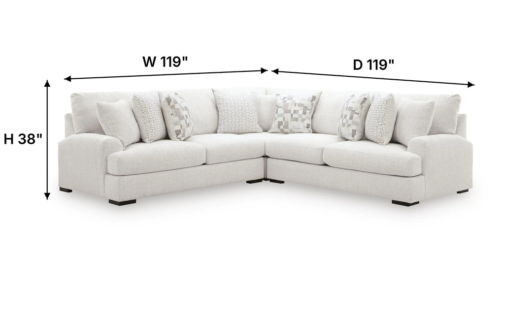 Modern Heritage Misty-Lakes 3-Piece Sectional Sofa-jennifer