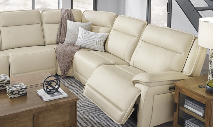 Modern Heritage Double Deal 6-Piece Power Reclining Sectional Sofa - Jennifer Furniture