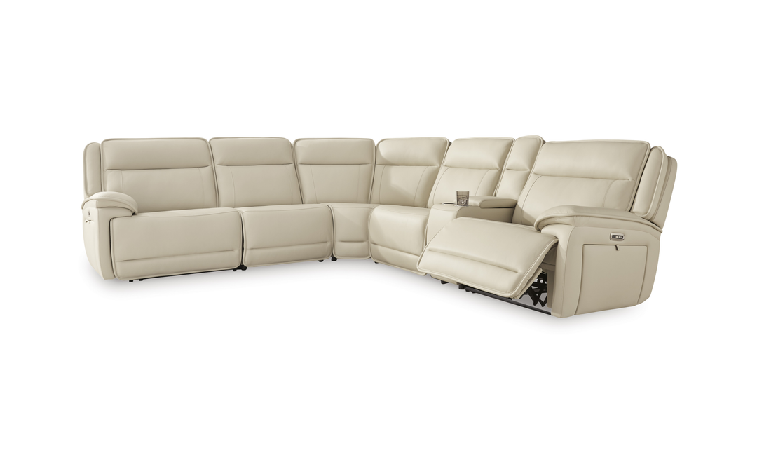Modern Heritage Double Deal 6-Piece Power Reclining Sectional Sofa